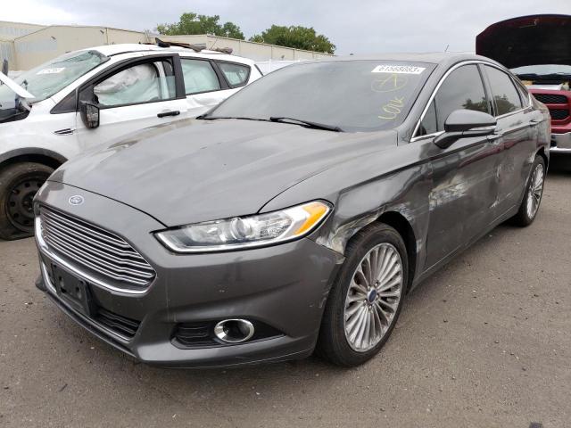 3FA6P0D99FR201960 - 2015 FORD FUSION TITANIUM GRAY photo 1