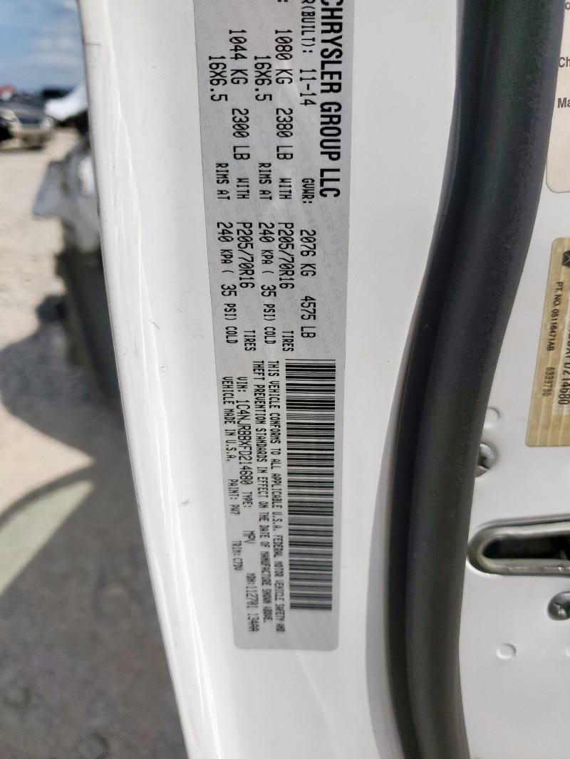 1C4NJRBBXFD214680 - 2015 JEEP PATRIOT SPORT WHITE photo 13