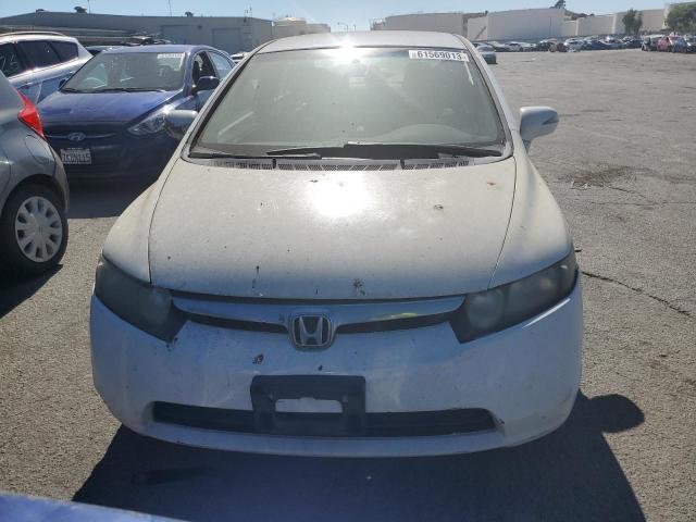 JHMFA36276S018377 - 2006 HONDA CIVIC HYBRID WHITE photo 5