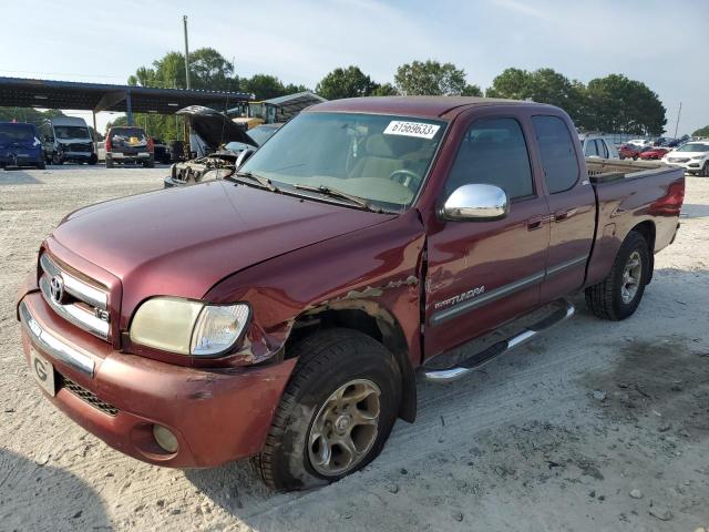 5TBRT341X3S342987 - 2003 TOYOTA TUNDRA ACCESS CAB SR5 RED photo 1