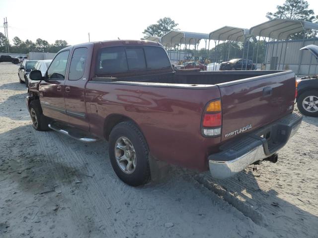 5TBRT341X3S342987 - 2003 TOYOTA TUNDRA ACCESS CAB SR5 RED photo 2