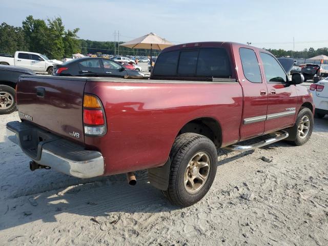 5TBRT341X3S342987 - 2003 TOYOTA TUNDRA ACCESS CAB SR5 RED photo 3