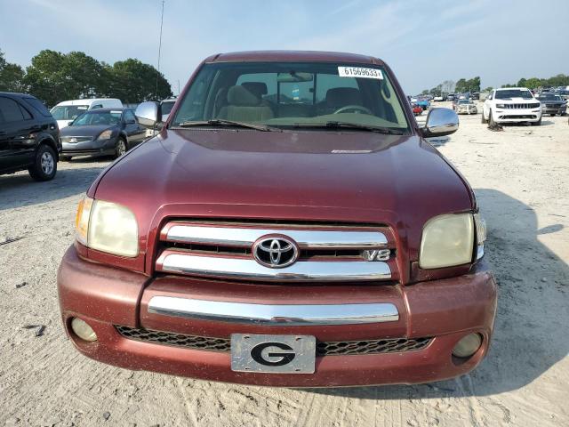 5TBRT341X3S342987 - 2003 TOYOTA TUNDRA ACCESS CAB SR5 RED photo 5