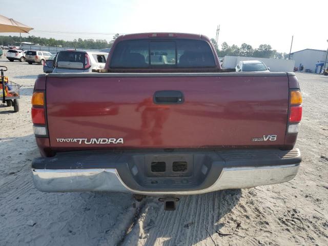 5TBRT341X3S342987 - 2003 TOYOTA TUNDRA ACCESS CAB SR5 RED photo 6