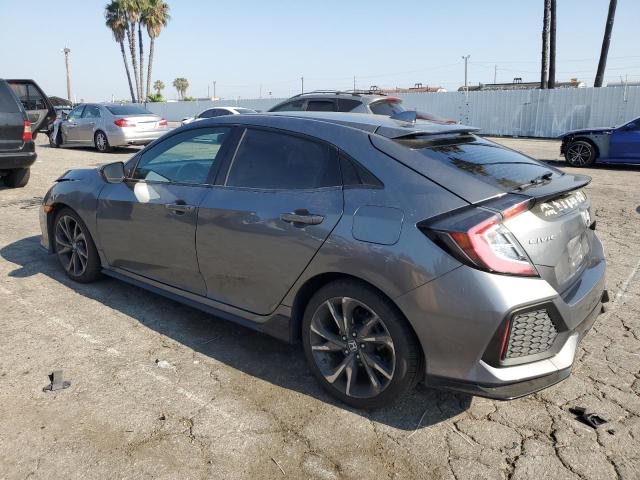 SHHFK7H99JU411432 - 2018 HONDA CIVIC SPORT TOURING GRAY photo 2