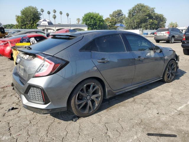 SHHFK7H99JU411432 - 2018 HONDA CIVIC SPORT TOURING GRAY photo 3