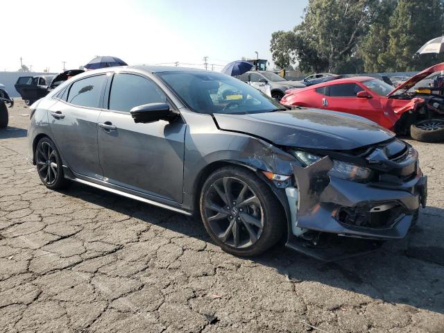 SHHFK7H99JU411432 - 2018 HONDA CIVIC SPORT TOURING GRAY photo 4