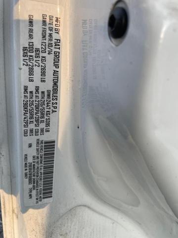 ZFBERFAT9F6198013 - 2015 RAM PROMASTER WHITE photo 10