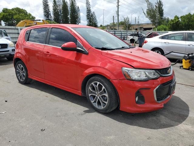 1G1JD6SB5H4142044 - 2017 CHEVROLET SONIC LT 红色 照片 4