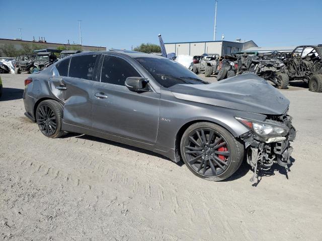 JN1FV7AP5JM460090 - 2018 INFINITI Q50 RED SPORT 400 GRAY photo 4