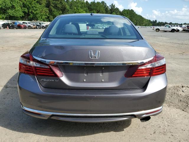 1HGCR2F73HA058324 - 2017 HONDA ACCORD EX ნაცრისფერი ფოტო 6