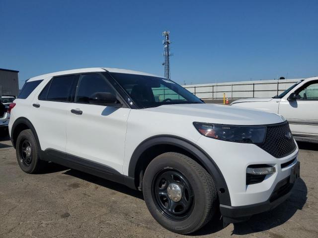 1FM5K8AW3LGC63740 - 2020 FORD EXPLORER POLICE INTERCEPTOR WHITE photo 4