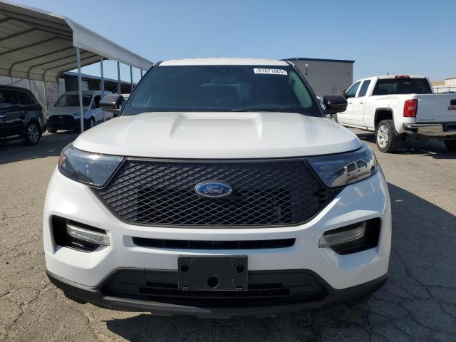 1FM5K8AW3LGC63740 - 2020 FORD EXPLORER POLICE INTERCEPTOR WHITE photo 5