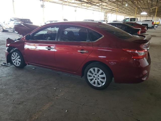 3N1AB7AP2HY355288 - 2017 NISSAN SENTRA S MAROON photo 2