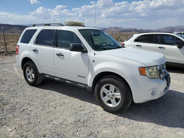 1FMCU49H48KC44926 - 2008 FORD ESCAPE HEV WHITE photo 4