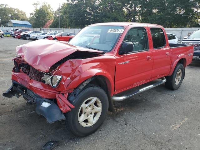 5TEGN92N11Z875604 - 2001 TOYOTA TACOMA DOUBLE CAB PRERUNNER RED photo 1