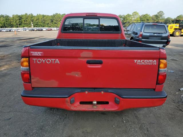 5TEGN92N11Z875604 - 2001 TOYOTA TACOMA DOUBLE CAB PRERUNNER RED photo 6