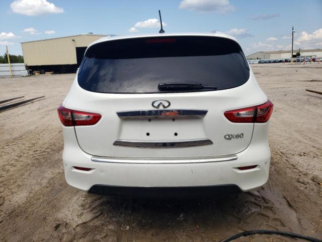 5N1AL0MN9EC546895 - 2014 INFINITI QX60 WHITE photo 6