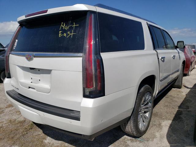 1GYS4JKJ6LR306154 - 2020 CADILLAC ESCALADE ESV PREMIUM LUXURY WHITE photo 4