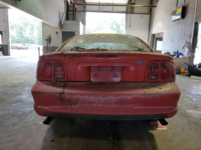 1FALP42X6TF230384 - 1996 FORD MUSTANG GT RED photo 6