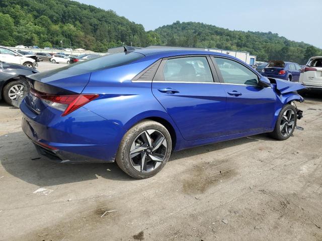 KMHLP4AG1PU381397 - 2023 HYUNDAI ELANTRA LIMITED BLUE photo 3