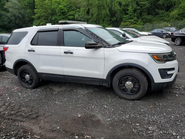 1FM5K8AR1HGB65002 - 2017 FORD EXPLORER POLICE INTERCEPTOR WHITE photo 4