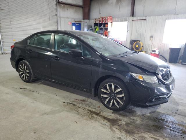 2HGFB2F90FH523272 - 2015 HONDA CIVIC EXL შავი ფოტო 4