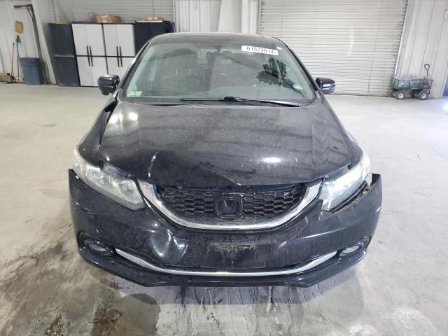 2HGFB2F90FH523272 - 2015 HONDA CIVIC EXL შავი ფოტო 5