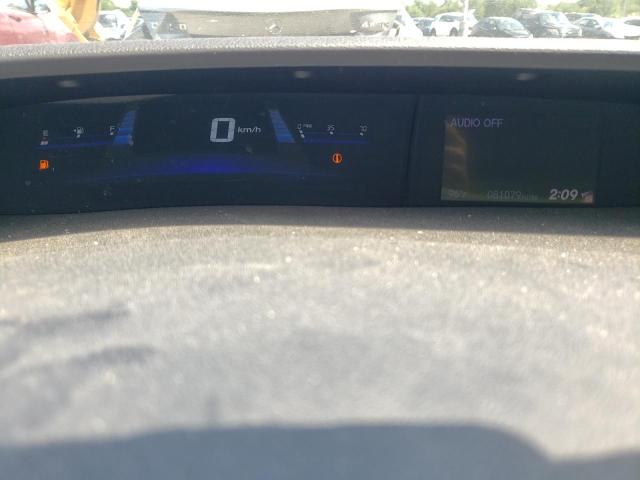 2HGFB2F90FH523272 - 2015 HONDA CIVIC EXL შავი ფოტო 9