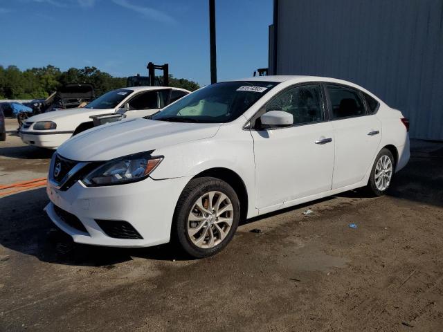 3N1AB7AP1JL636338 - 2018 NISSAN SENTRA S WHITE photo 1