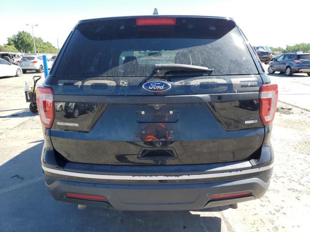 1FM5K8AR8JGB81073 - 2018 FORD EXPLORER POLICE INTERCEPTOR BLACK photo 6