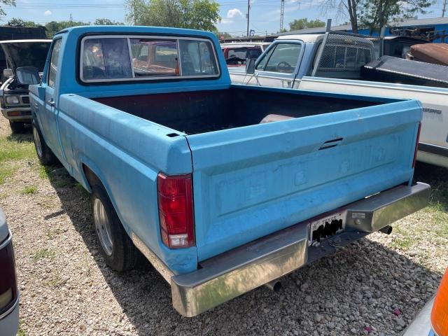 1FTCF1031CPA32012 - 1982 FORD F100 BLUE photo 3