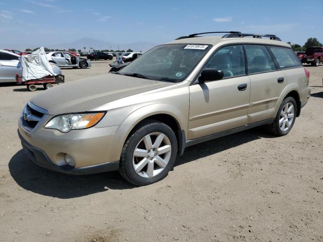 4S4BP61C496328673 - 2009 SUBARU OUTBACK 2.5I TAN photo 1