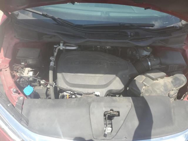 5FNRL6H53NB003596 - 2022 HONDA ODYSSEY EX RED photo 11