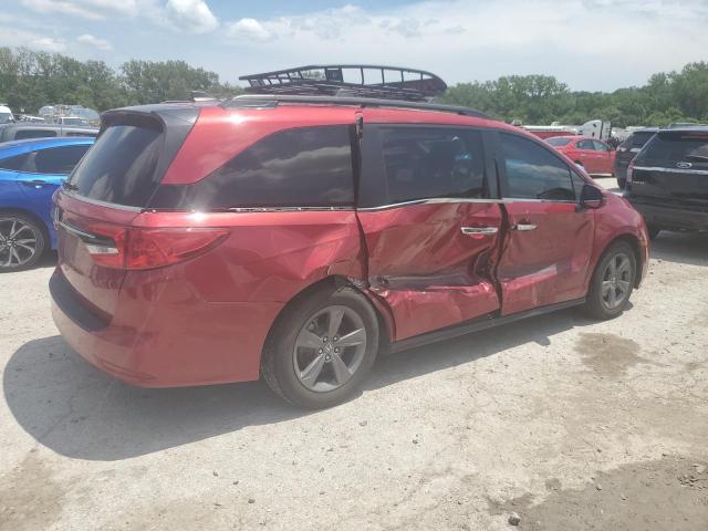 5FNRL6H53NB003596 - 2022 HONDA ODYSSEY EX RED photo 3