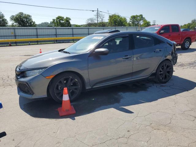 SHHFK7H90HU214255 - 2017 HONDA CIVIC SPORT TOURING GRAY photo 1