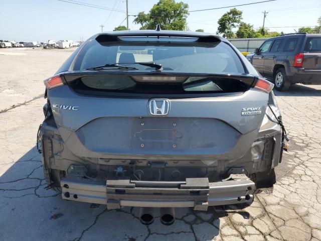 SHHFK7H90HU214255 - 2017 HONDA CIVIC SPORT TOURING GRAY photo 6