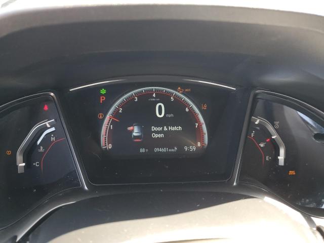 SHHFK7H90HU214255 - 2017 HONDA CIVIC SPORT TOURING GRAY photo 9