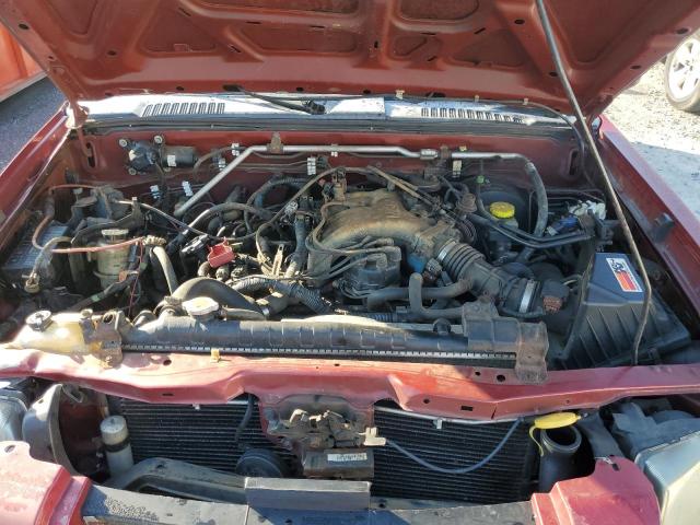 1N6ED29YX4C452571 - 2004 NISSAN FRONTIER CREW CAB XE V6 MAROON photo 11