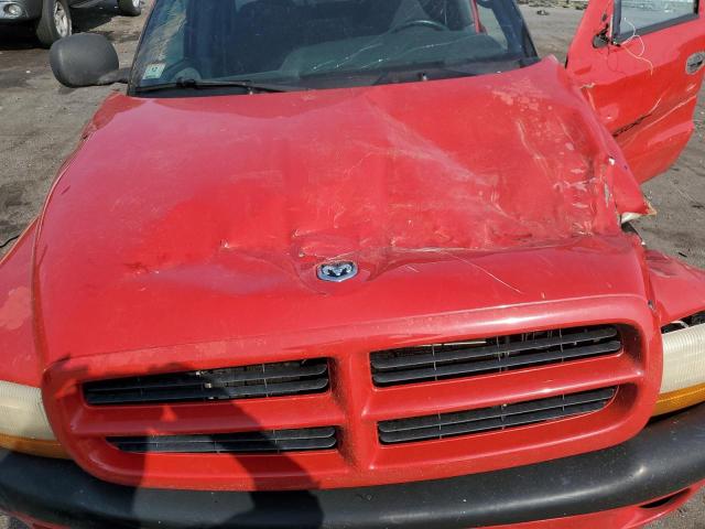 1B7GG2ANXYS773865 - 2000 DODGE DAKOTA QUAD RED photo 11