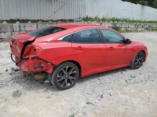 2HGFC2F83LH527512 - 2020 HONDA CIVIC SPORT 红色 照片 3