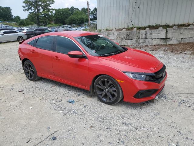 2HGFC2F83LH527512 - 2020 HONDA CIVIC SPORT 红色 照片 4