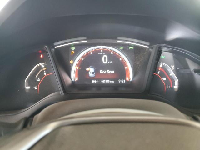 SHHFK7H4XKU219636 - 2019 HONDA CIVIC SPORT SILVER photo 9