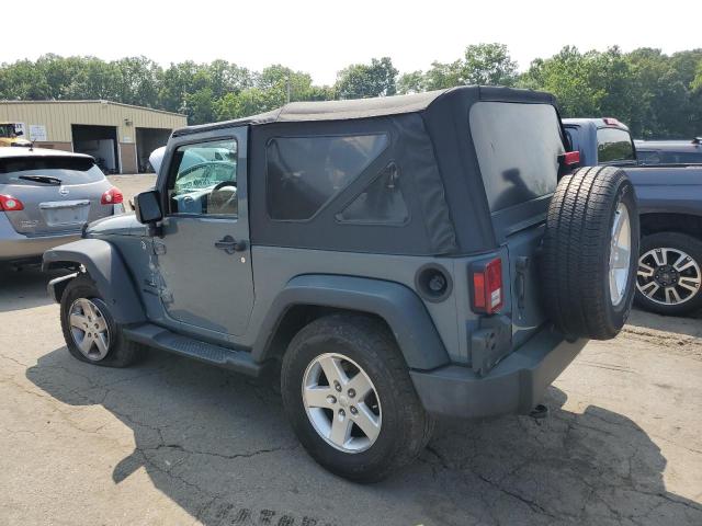 1C4GJWAG5EL305798 - 2014 JEEP WRANGLER SPORT GRAY photo 2