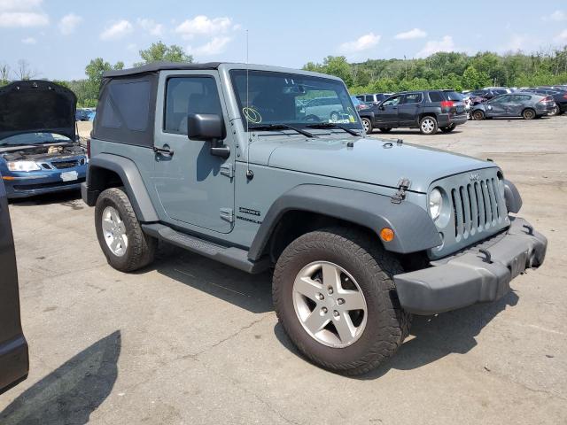 1C4GJWAG5EL305798 - 2014 JEEP WRANGLER SPORT GRAY photo 4