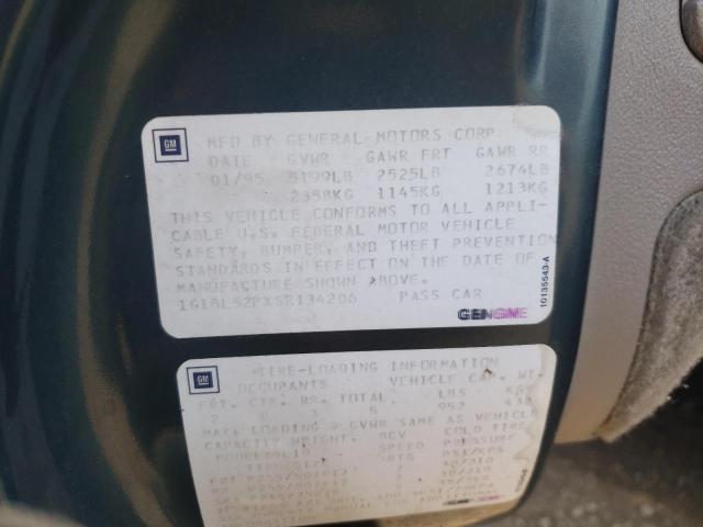 1G1BL52PXSR134206 - 1995 CHEVROLET CAPRICE / CLASSIC SS GREEN photo 12