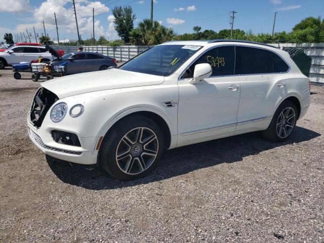 SJAAC4ZV3JC020536 - 2018 BENTLEY BENTAYGA WHITE photo 1