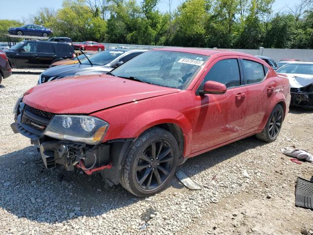 1C3CDZCB4DN630314 - 2013 DODGE AVENGER SXT RED photo 1