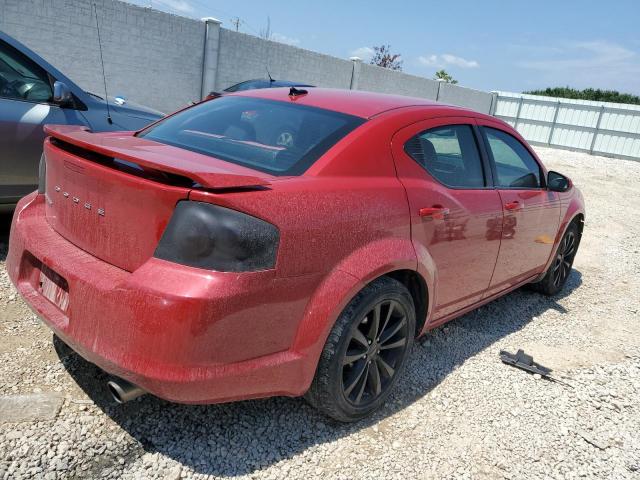 1C3CDZCB4DN630314 - 2013 DODGE AVENGER SXT RED photo 3