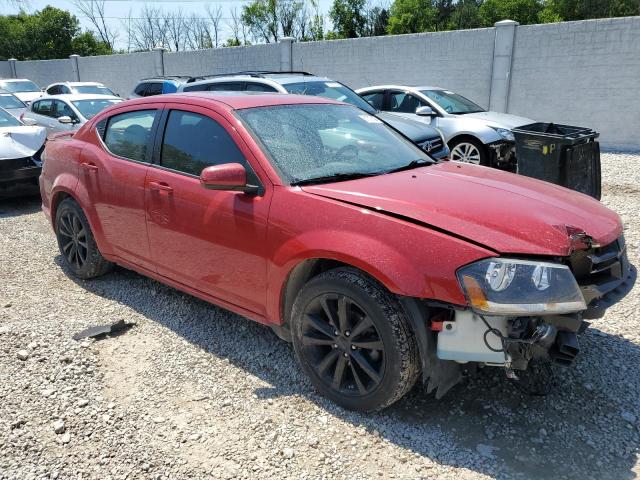 1C3CDZCB4DN630314 - 2013 DODGE AVENGER SXT RED photo 4